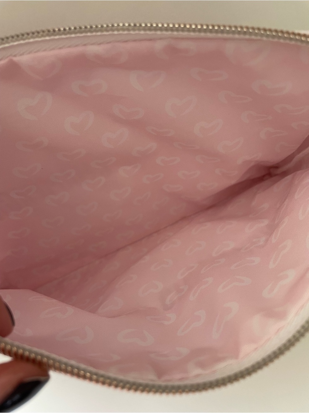Pure Romance Champagne Wishes Pink Pouch & BeYOUtiful Black Cosmetic Bag Set - Picture 5 of 5